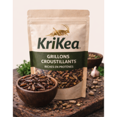 Grillons Comestibles 25g | Apéro Protéiné Nature | KriKea