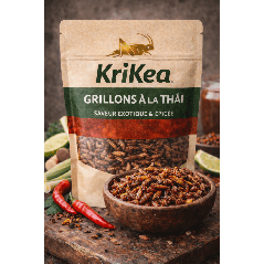 Grillons à la Thaï 25g - Épicés & Croquants | Krikea